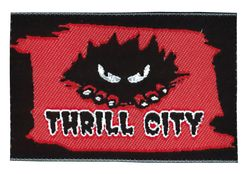 Nažehľovacie etikety veľké - thrill city